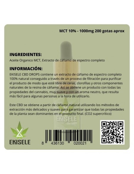 Comprar Aceite de CBD - 10% de Ekisele